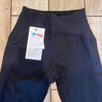 Set Tracksuit Long Jacket Cropped Bustier Bra High Waisted Leggings Workout Activewear Gym Set Slim Fit Cropped Leggings Sport Bra Black Size M Photo 7