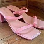 Jeffrey Campbell NWOT Jamm 3 Jelly Block Heel in Coral with square toe 9 Photo 0