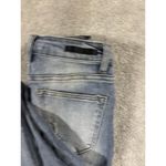 Risen Jeans Straight Leg Distressed High Rise Light Wash‎ Blue Size 26 Photo 1