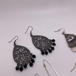 Lot Of 5 Costume Earrings Pierced Dangle Drop Photo 2