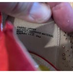 Anabelle Shoes Womens Size 8 Red Cutout Peep Toe Chunky Heel Suede Zip Sandals Photo 9