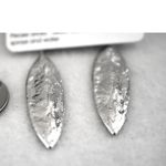 NWT Sophisticated Retro Silver Etched American Native Dangle Fish Hook Earrings Photo 3