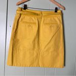 Marc by Marc Jacobs ‎ Yellow A Line Belted Button Down Cargo Pocket Skirt Size 8 Photo 1