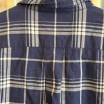 Ralph Lauren Lauren Petite Womens 10P Blue Plaid Buttoned Shirt Elevated Preppy Photo 5