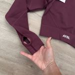 AYBL  Reflex Seamless Long Sleeve Crop Top in Plum Photo 4