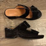 L'Amour Des Pieds Maulia Block Heel Slide Sandal LDP Black Size 7.5 Photo 3