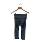 Lululemon  Wunder Under Cropped Heathered Black Legging size 4 Photo 1