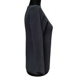 Carducci Black Lace Up Corset Style Ribbed Knit Sweater Top Y2K Medium Photo 1