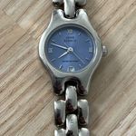 Anne Klein II Ladies Watch Blue Dial Stainless Bracelet Date Window Photo 1