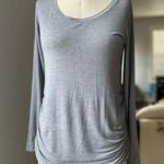a glow Gray Women's Maternity Scoop Neck Long Sleeve Top Photo 0