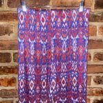 Free People  Ikat Aztec Tribal Pull-On Stretch Knit Flare Pants Women's Size 4 Photo 2