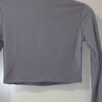 Quarter Zip Long Sleeve Gray Size M Photo 5