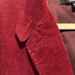 Talbots Women’s Merlot red corduroy blazer size 18wp Photo 2