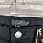 Ted Baker NWT Alesias Classic Skinny Jeans in Black Size 30 Photo 9