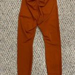 YITTY  Orange Spotlight Ruched Shimmered Leggings with Elastic Waistband - Size S Photo 2