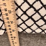 Talbots Womens Blouse Size L Career Business Professional Cream & Black Print Photo 5