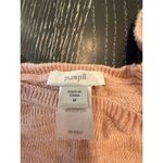 JJill linen blend Women's Peach Short Sleeve asymmetrical sweater M Pink Size M Photo 6