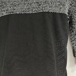 BKE  Boutique Black/Gold Womens Small Sweater  3/4 Sleeve Fisherman Knit Pullover Photo 6