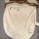 JustFab Cream And Cognac Linen Shoulder Bag/Backpack Photo 2