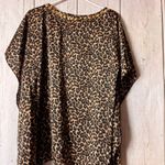 Michael Kors Women’s Animal Flowy Print Poncho Sz SM Photo 3