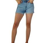 Levi's Levi’s mid length jean shorts Cuffed Light to medium wash Women’s size 30 Photo 0