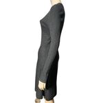 Survival Women’s Size L Charcoal Gray Long Sleeve Full Skirt Sweater Dress Size L Photo 3