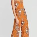 Xhilaration 4/$25 NWT  Floral Square Neck Sleeveless Tie Front Cropped Jumpsuit S Photo 0