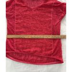 Kaktus Linen Shirt Womens Small Red Lagenlook Beach Minimalist Gauze Italy Photo 9