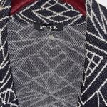 Misook  BRAND BLAZER JACKET CARDIGAN BLACK WHITE DESIGN OVERSIZED XL
3 BUTTONS Photo 2