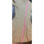 Toad&Co Women's Striped Long Sleeve Casual Organic Dress Small Green Pockets Photo 11