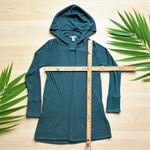 Athleta  Harmony Pose Wrap Cardigan Hoodie – Teal Green – Size XS Photo 8