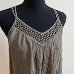 Mossimo Supply Co Army Green Flowy Top Photo 1