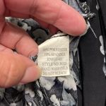 Women's Black w/ Florals S/S VNeck Long Pants Romper Jumpsuit Size L/XL EUC 7130 Size L Photo 6