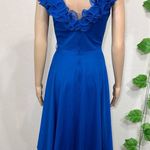 Vintage 60’s / 70’s Blue Ruffle Dress Photo 12