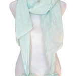 Juicy Couture  Mint Green Pom Pom Scarf Photo 0