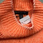 Banana Republic NEW Orange Mock Turtleneck Long Sleeve Oversized Sweater Size M Photo 3