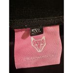 Celestial Fox Sweatshirt Women 5XL Black w/white Embroidery Oversized Peace Love Size 5X Photo 2