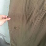 KIRIOUS Los Angeles Y2K Utility Tan Cargo Style Maxi Skirt Green Size L Photo 5