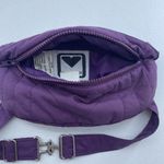 Obermeyer  Stowaway Waist Bum Bag Fanny Pack Purple Quilted Adjustable Nylon Ski Photo 6