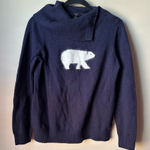 Talbots Women’s Sweater Medium Petite Lambswool Rabbit Hair Polar Bear Cowl neck Photo 0