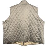 Ralph Lauren Lauren  Women’s Size 2X Gray Tan Beige Quilted Down Reversible Vest Photo 4