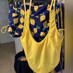 SheIn Yellow and Blue Lemon Print Bikini Photo 0