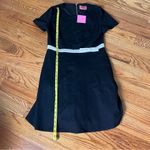 Kate Spade  Black Dress with White Bow Belt NWT Photo 9