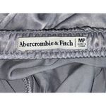 Abercrombie & Fitch NEW  Gray Silver Draped Knot Slit Long Maxi Skirt Size Medium Photo 6