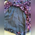 Free People  Women’s Rosebud Dress Tunic Top Size XS Oversized Sheer Purple Flowy Photo 11