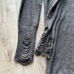 Garage  NWT distressed sweater dress gray Small Photo 4
