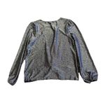 INC Womens Silver Top NWT Dressy Top Twist Top Long Sleeves XXL Photo 7