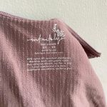 Free People Brown Ribbed Tank Top Photo 2