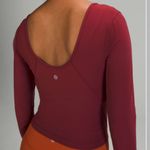 Lululemon Women’s 8 Align Long Sleeve Mulled Wine Buttery Soft Minimalist New Photo 10