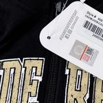 Zoozatz  Vanderbilt University Game Day Two-Way Zip-Up Short Sleeve Cropped Shirt Photo 1